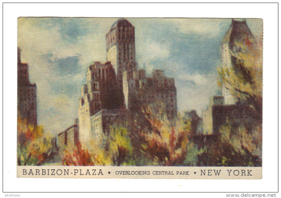 Etats Unis: New York, Barbizon-Plaza, Overlooking Central Park (15-3894) - Central Park
