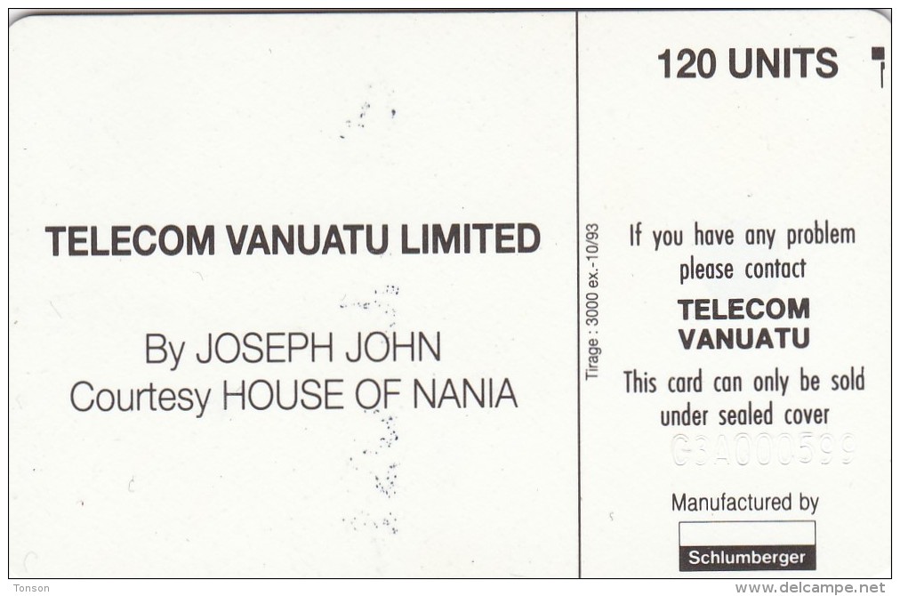 Vanuatu, VAN-T-11, South Pacific Mini Games/Football, Only 3000 Issued, 2 Scans. - Vanuatu