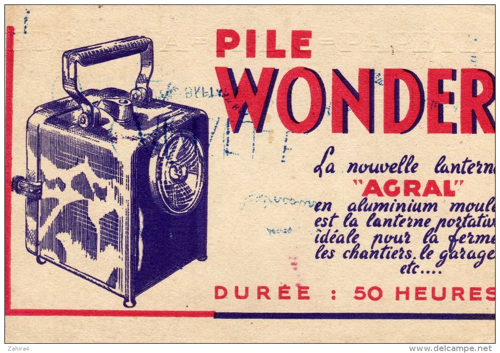 Pile WONDER - La Nouvelle Lanterne Agral - Durée : 50 Heures - Baterías