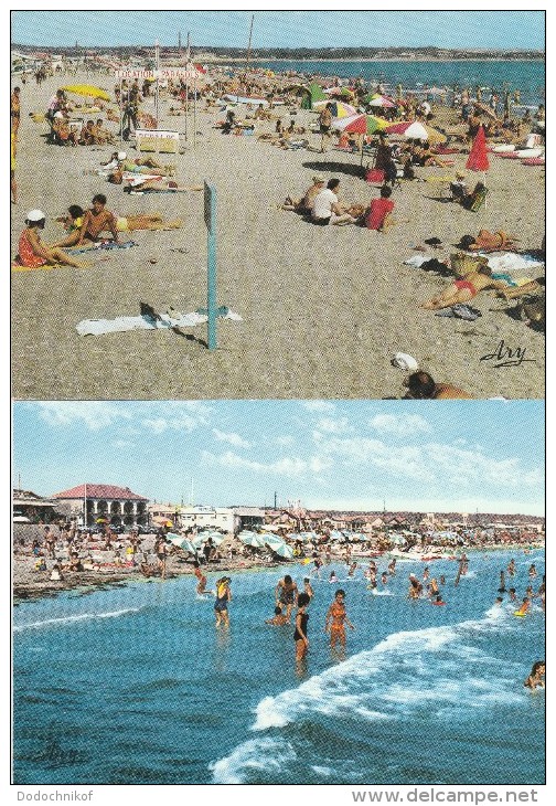 Lot 2 Cartes -Fos Sur Mer - La Plage -13 - Autres & Non Classés