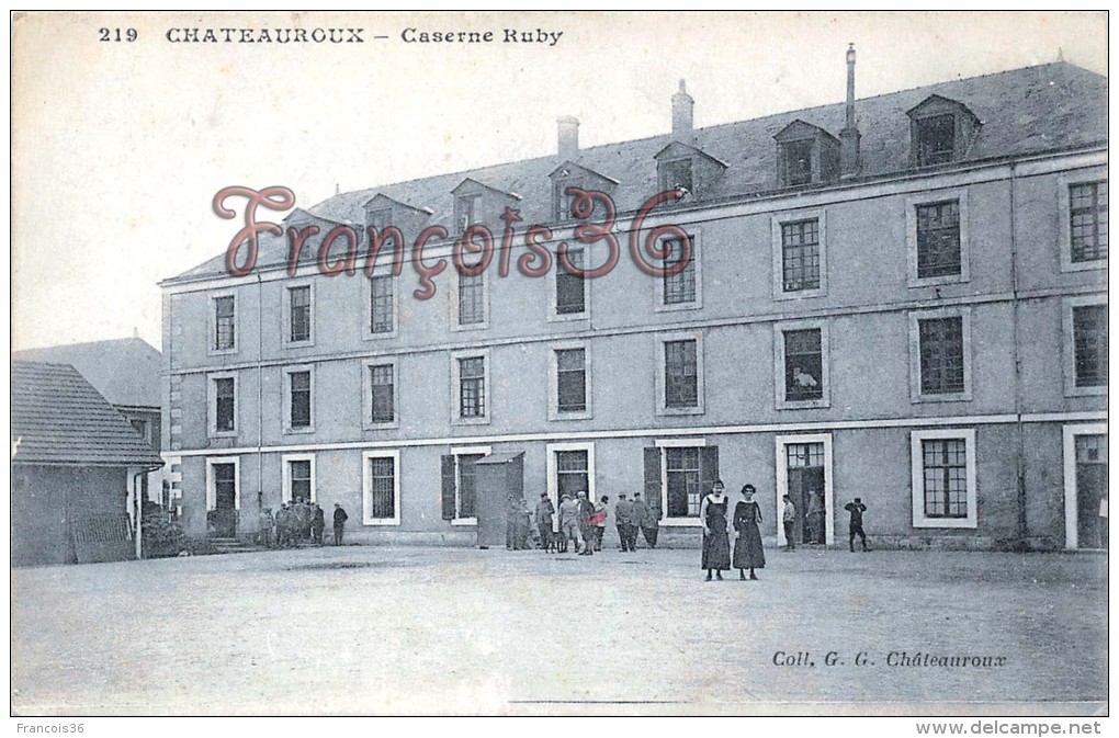 (36) Chateauroux - Caserne Ruby - 2 SCANS - Chateauroux