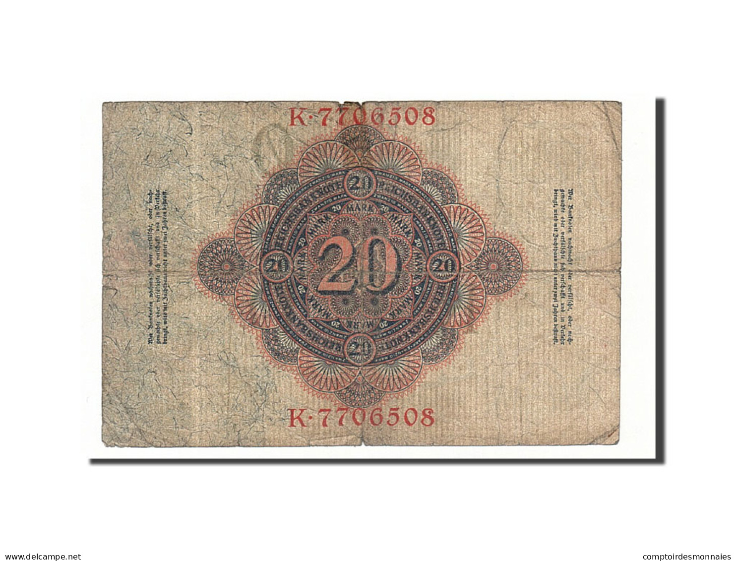 Billet, Allemagne, 20 Mark, 1914, 1914-02-19, KM:46b, TB - 20 Mark