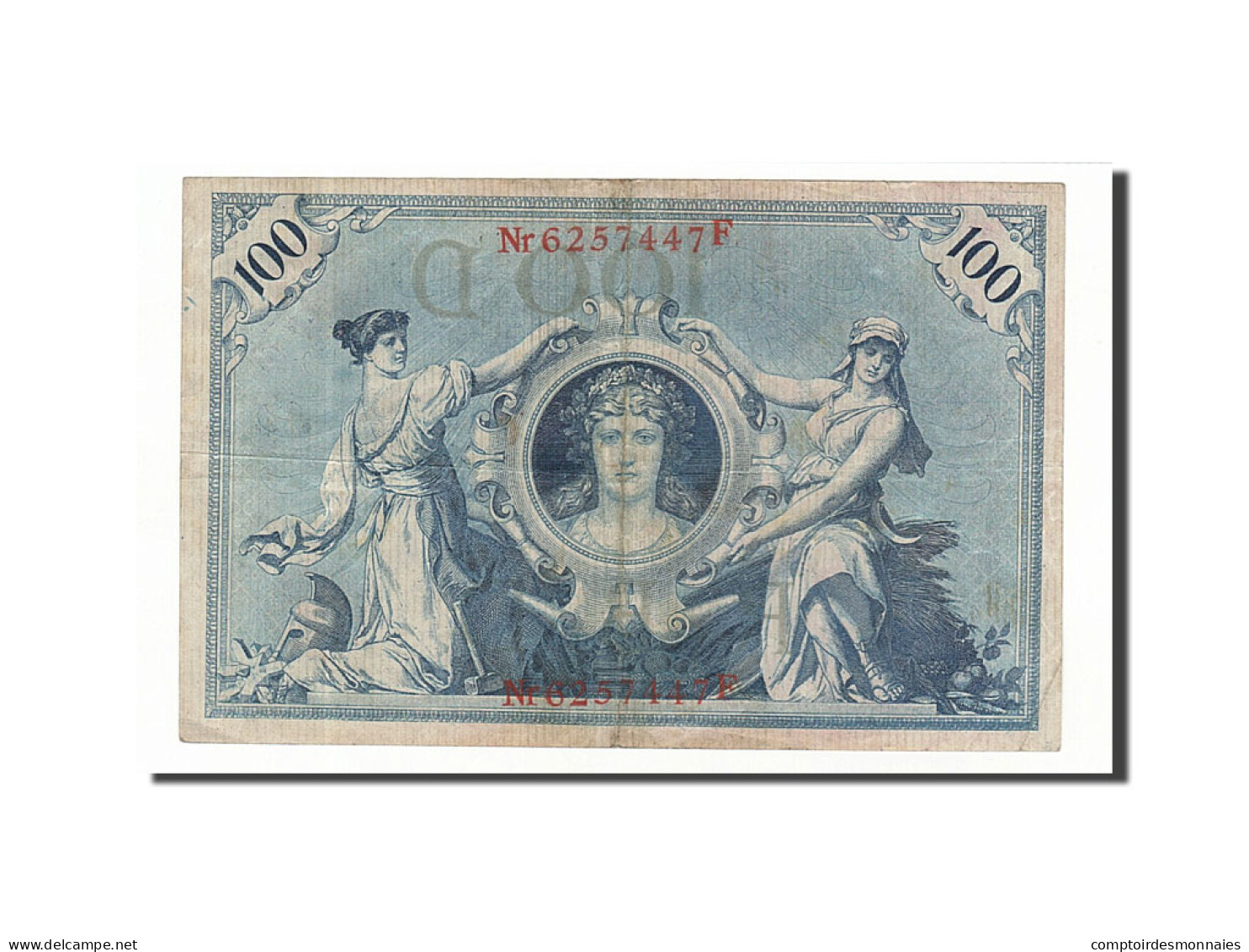 Billet, Allemagne, 100 Mark, 1908, 1908-02-07, KM:33a, TB+ - 100 Mark