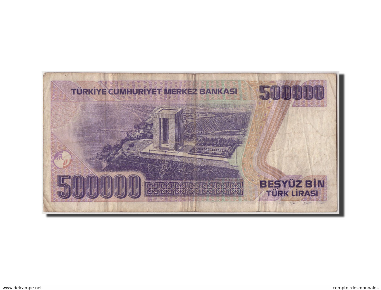 Billet, Turquie, 500,000 Lira, L.1970 (1998), Undated, KM:212, TB - Turchia