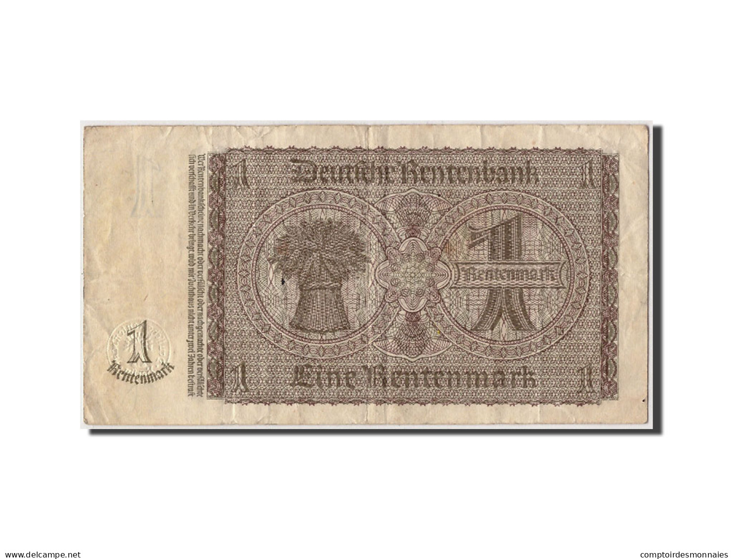 Billet, Allemagne, 1 Rentenmark, 1937, 1937-01-30, KM:173b, TB+ - 1 Rentenmark