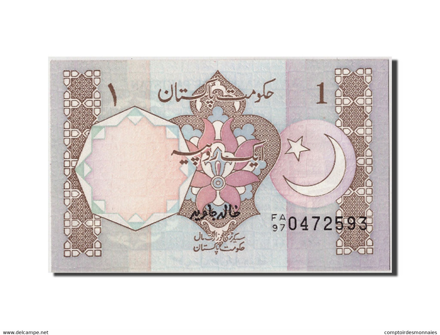 Billet, Pakistan, 1 Rupee, Undated (1983- ), Undated, KM:27k, NEUF - Pakistan