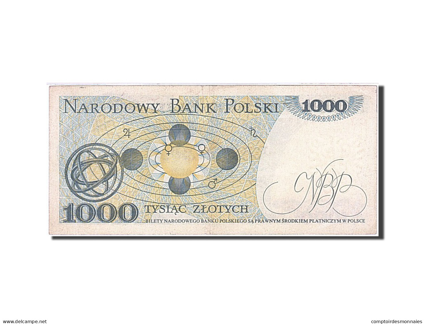 Billet, Pologne, 1000 Zlotych, 1974-1976, 1979-06-01, KM:146b, TTB - Poland