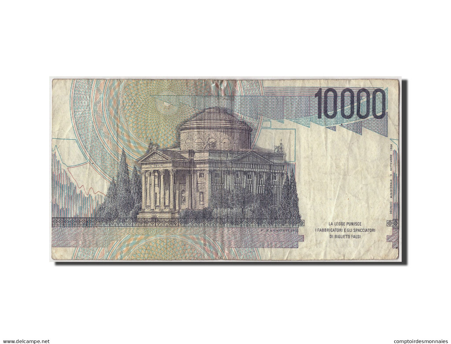 Billet, Italie, 10,000 Lire, D.1984, Undated, KM:112d, TB - 10.000 Lire