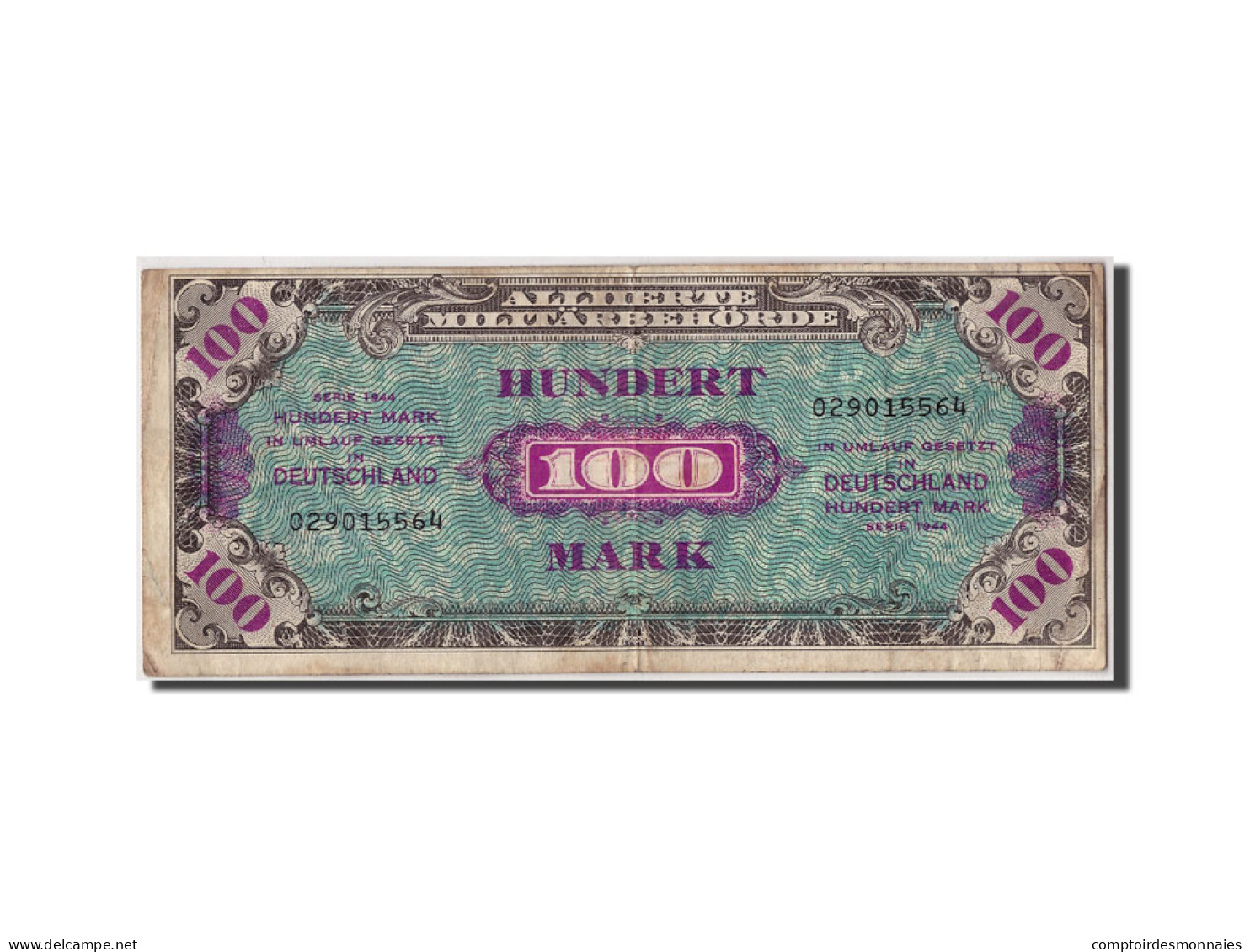 Billet, Allemagne, 100 Mark, 1944, Undated, KM:197b, TB - 100 Mark