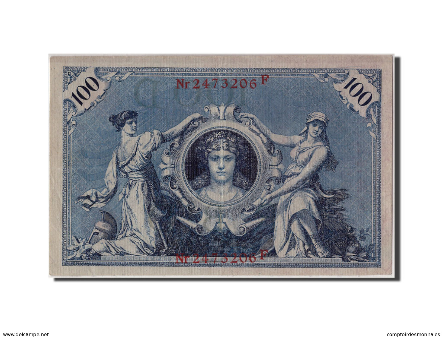 Billet, Allemagne, 100 Mark, 1908, 1908-02-07, KM:33a, TTB - 100 Mark