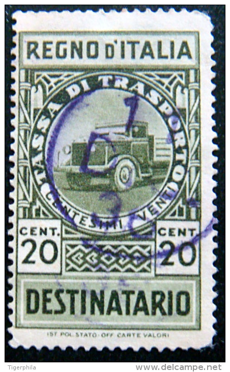 ITALY 1936 20c Transport Fee Stamp USED - Autres & Non Classés