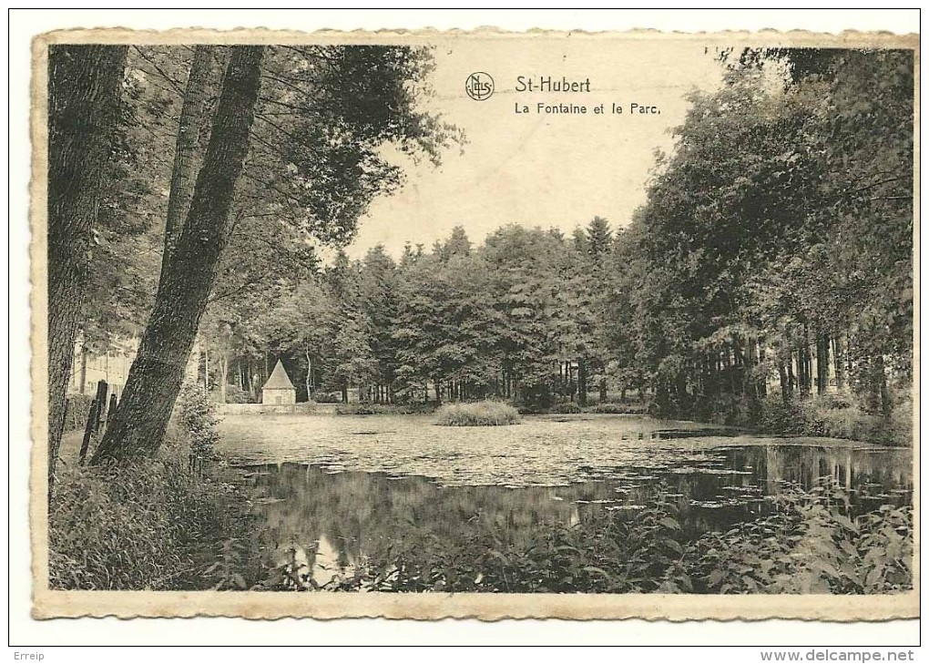 Saint Hubert La Fontaine Et Le Parc - Saint-Hubert