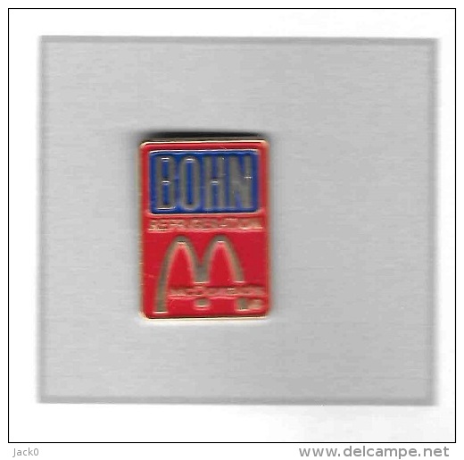 Pin´s  Restauraration  Rapide  Mac  Do  BOHN  Réfrigération - McDonald's