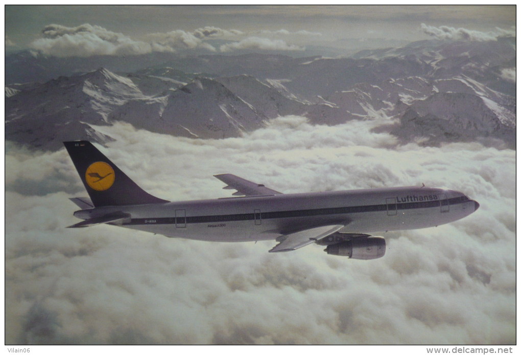 LUFTHANSA      A 300 B       D AIAA        AIRLINE ISSUE - 1946-....: Moderne