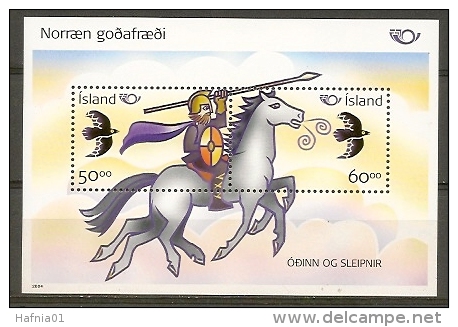 Iceland 2004.  Norden. Nordic Mythes.  Souvenir Sheet.  Michel  Bl.35 MNH. - Blokken & Velletjes