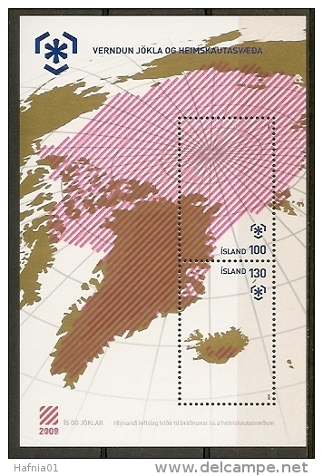 Iceland 2009. Saving The Polar Region . Souvenir Sheet. Michel Bl.46 MNH. - Blocks & Sheetlets