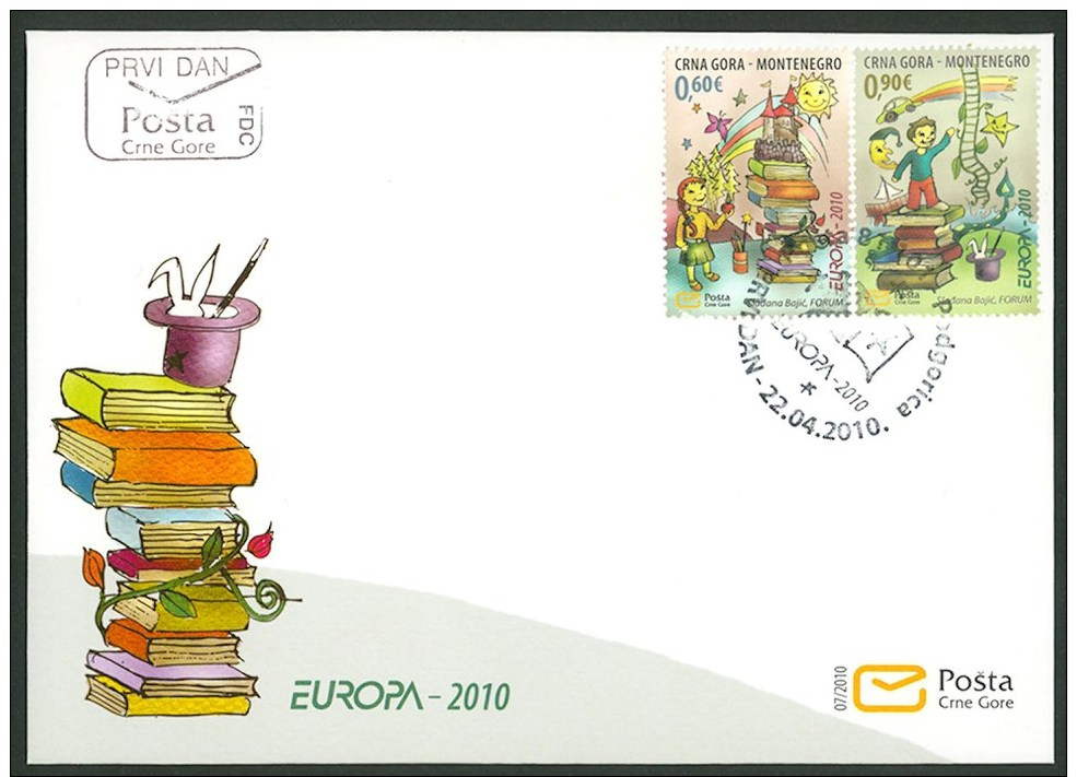 Montnegro 2010   FDC  233-234 - 2010