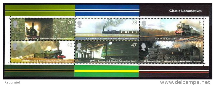 Gran Bretaña HB 23 ** MNH. Locomotoras. 2004 - Unused Stamps