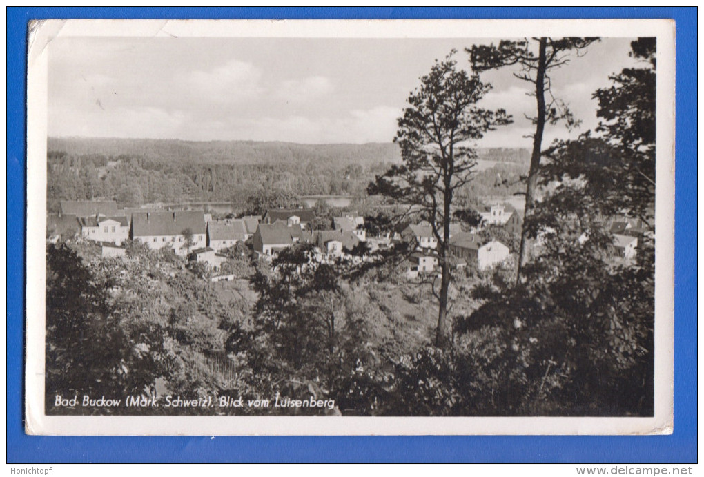 Deutschland; Buckow; Märkische Schweiz; Blick Vom Luisenberg - Buckow