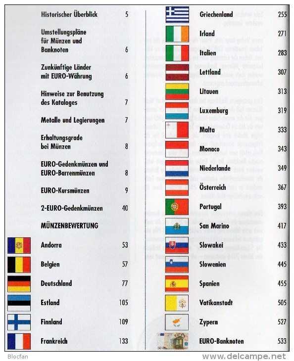 Deutschland EURO Katalog 2016 Für Münzen Numisblätter Numisbriefe Neu 10€ Mit €-Banknoten Coin Numis-catalogue Of EUROPA - Ohne Zuordnung