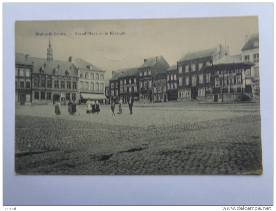 Réf: 32-15.                BRAINE-LE-COMTE           Grand'Place Et Le Kiosque. - Braine-le-Comte