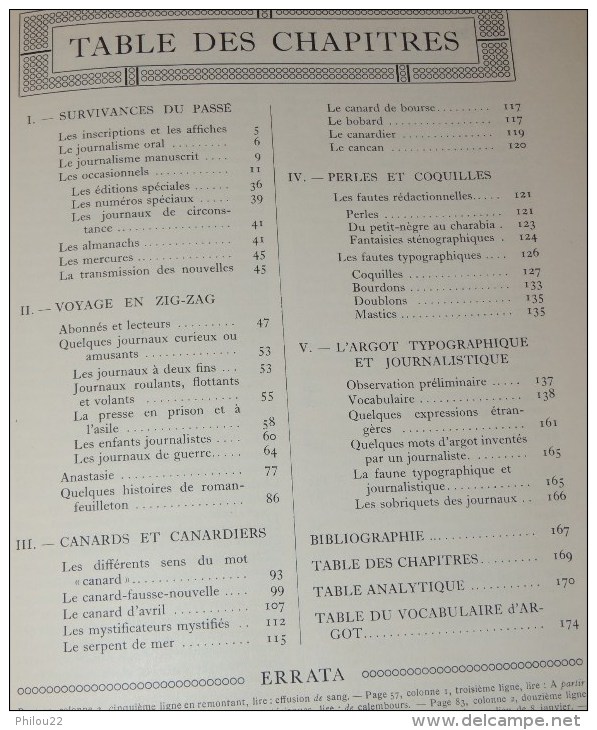 &#8206;Curiosités Du Journalisme Et De L'imprimerie - Maîtres Imprimeurs De France - 1901-1940