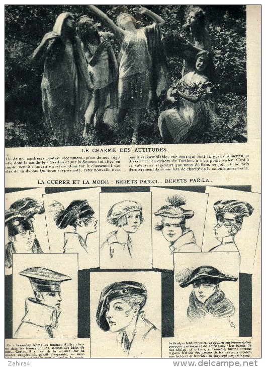 J'ai Vu... - N° 102-Reine Belge Louvain & Dinant-Wilson & Hughes-Macédoine Infirmière à Mulet-Charme Mode Berets-Biplan - Guerre 1914-18