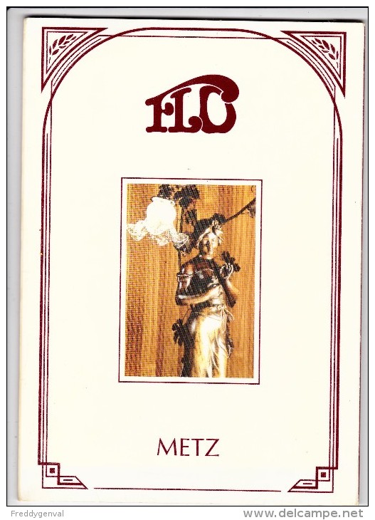 METZ FLO CARTE DES GOURMANDISES - Autres & Non Classés