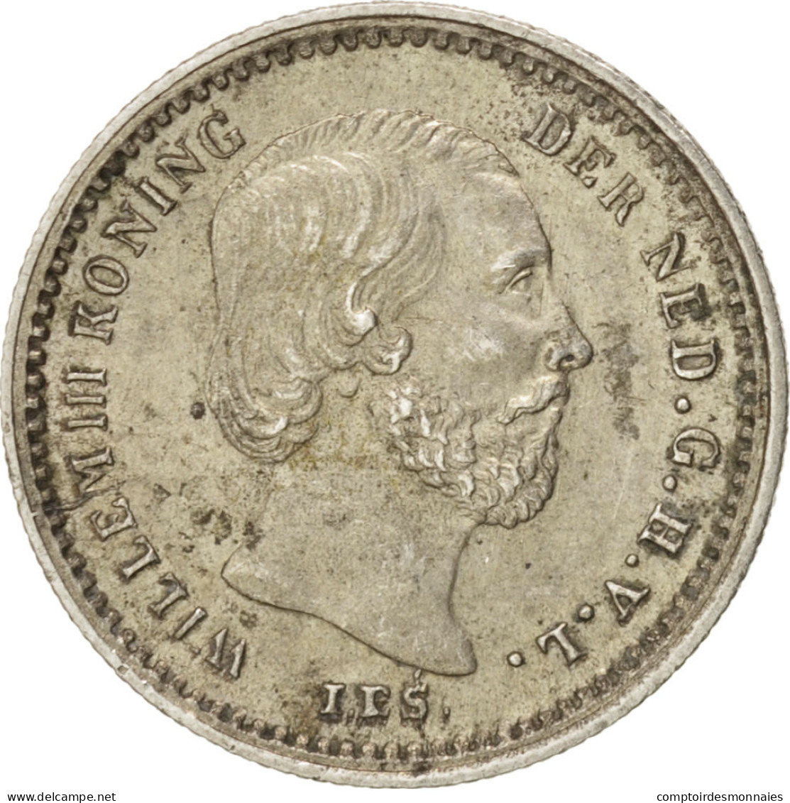 Monnaie, Pays-Bas, William III, 5 Cents, 1879, SUP, Argent, KM:91 - 1849-1890 : Willem III