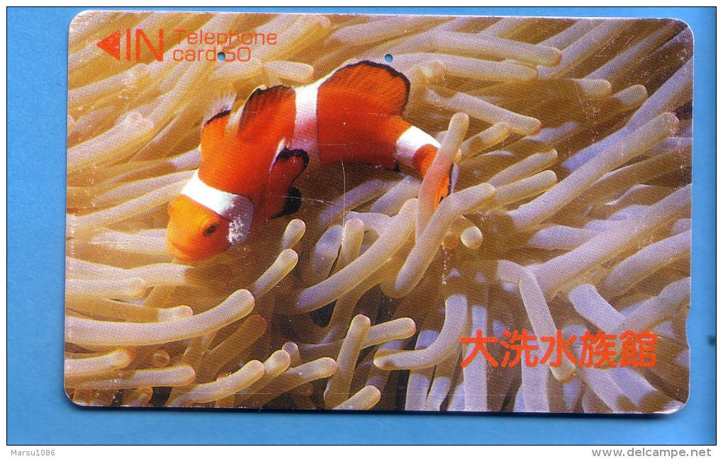 Japan Japon Telefonkarte Phonecard Télécarte  -   Fisch Fische Fish Poissons Poisson - Pesci