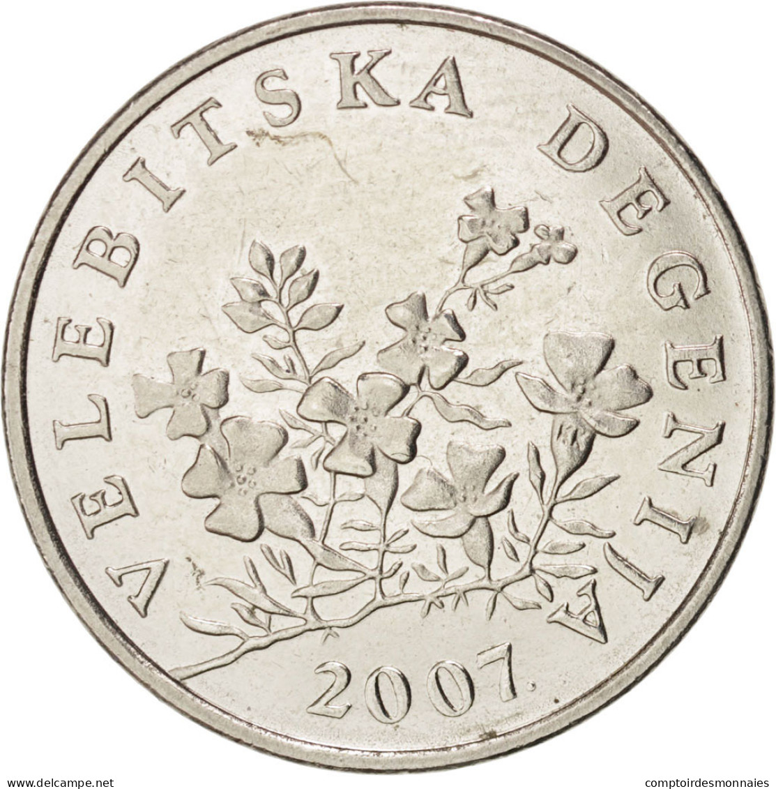 Monnaie, Croatie, 50 Lipa, 2007, SUP+, Nickel Plated Steel, KM:8 - Croatia