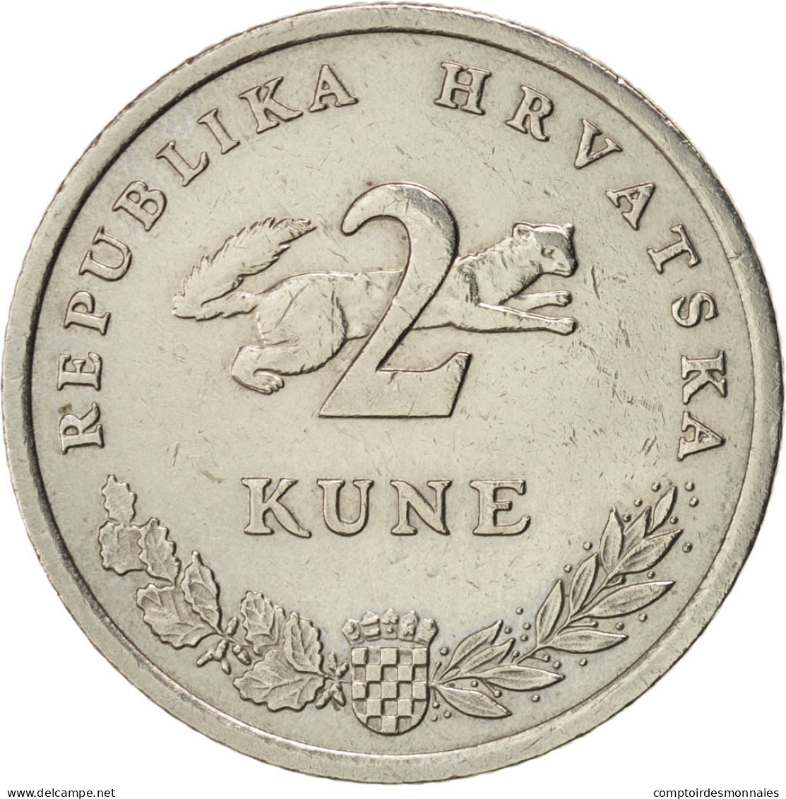 Monnaie, Croatie, 2 Kune, 1995, SUP, Copper-Nickel-Zinc, KM:10 - Croatia