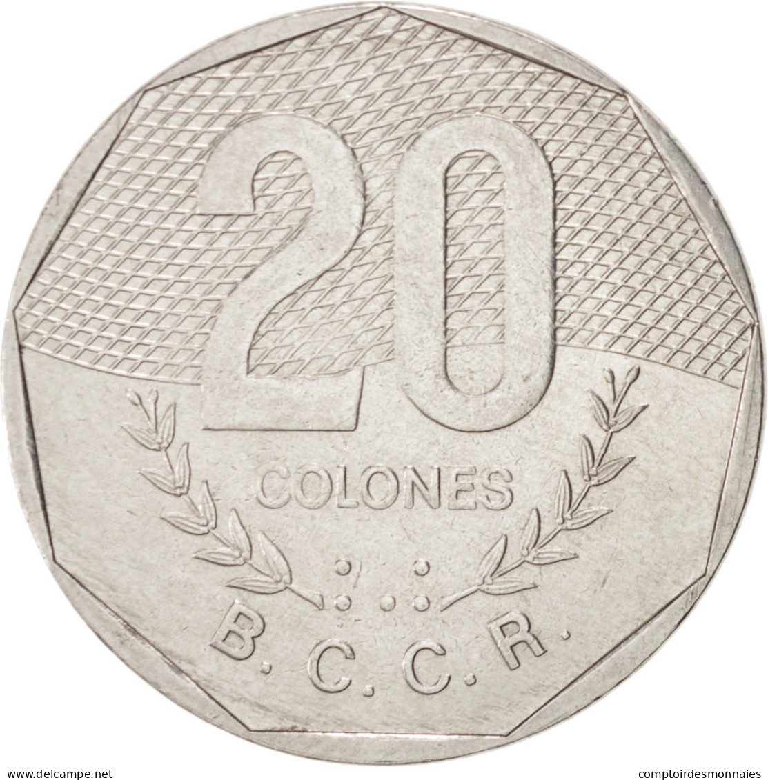 Monnaie, Costa Rica, 20 Colones, 1983, TTB+, Stainless Steel, KM:216.1 - Costa Rica