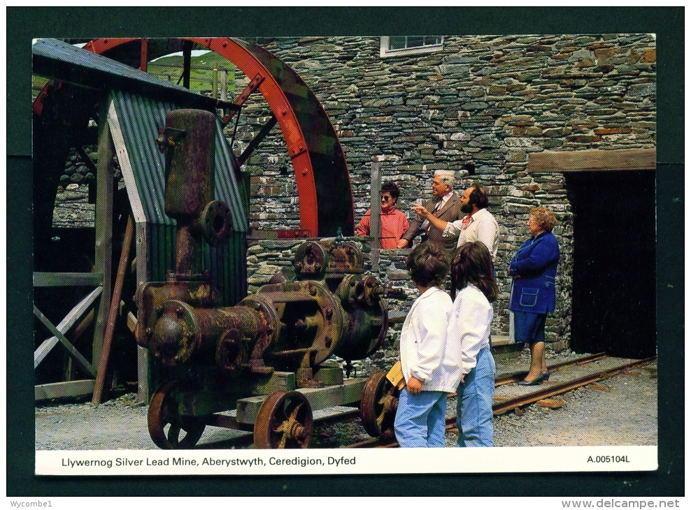 WALES  -  Aberystwyth  Llwerernog Silver Lead Mine  Unused Postcard As Scan - Cardiganshire