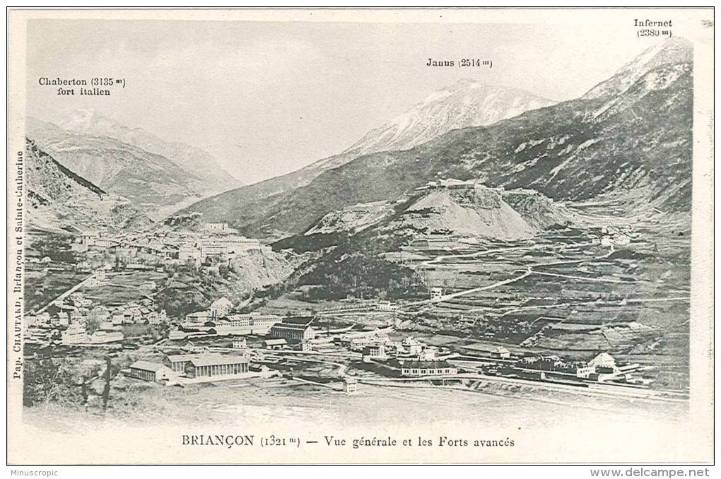 CPA 05 - Briançon - Vue Générale Et Les Forts Avancés - Briancon