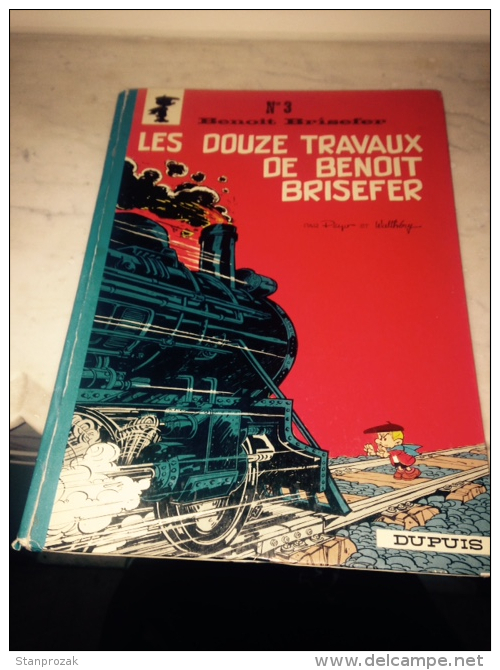 Benoit Brisefer Les 12 Travaux De Benoit Brisefer  Réed Dos Rond 1972 - Benoît Brisefer