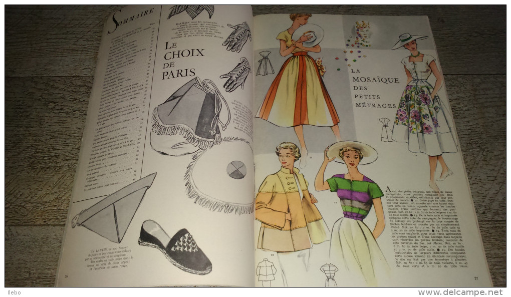 Modes Et Travaux Juillet 1952 N° 619 Mode Demachy Couture Broderie Poupée Françoise Vintage - Fashion