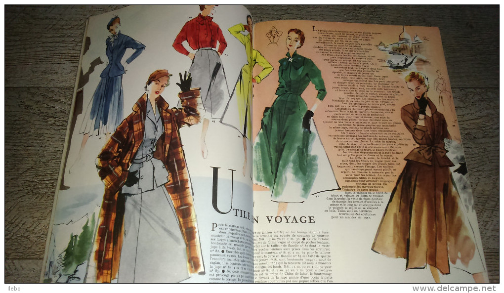 Modes Et Travaux Février 1952 N° 614 Mode Mourgues Couture Broderie Poupée Françoise  Vintage - Fashion