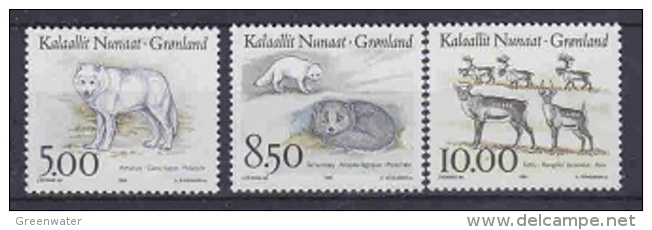 Greenland 1993 Terrestrial Animals 3v ** Mnh (26516) - Ungebraucht