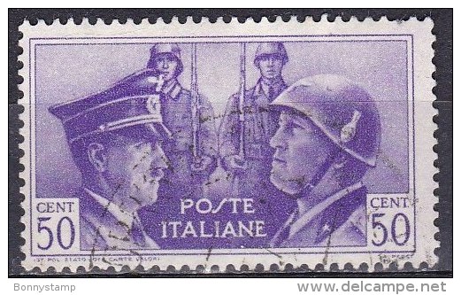 Regno D'Italia, 1941 - 50c Fratellanza Italo-Tedesca - Nr.455 Usato° - Usati