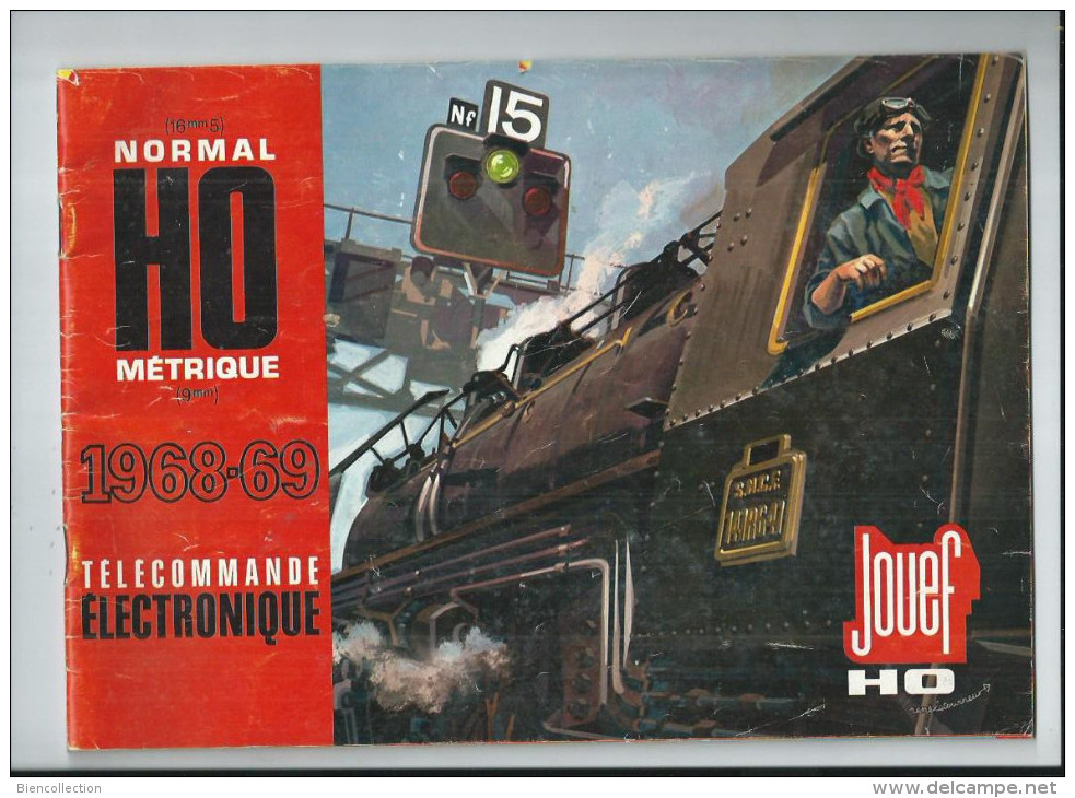 Catalogue JOUEF 1968/69 Sur Les Trains électriques ,Format HO De Reproduction Des Trains SNCF:32 Pages - Model Making