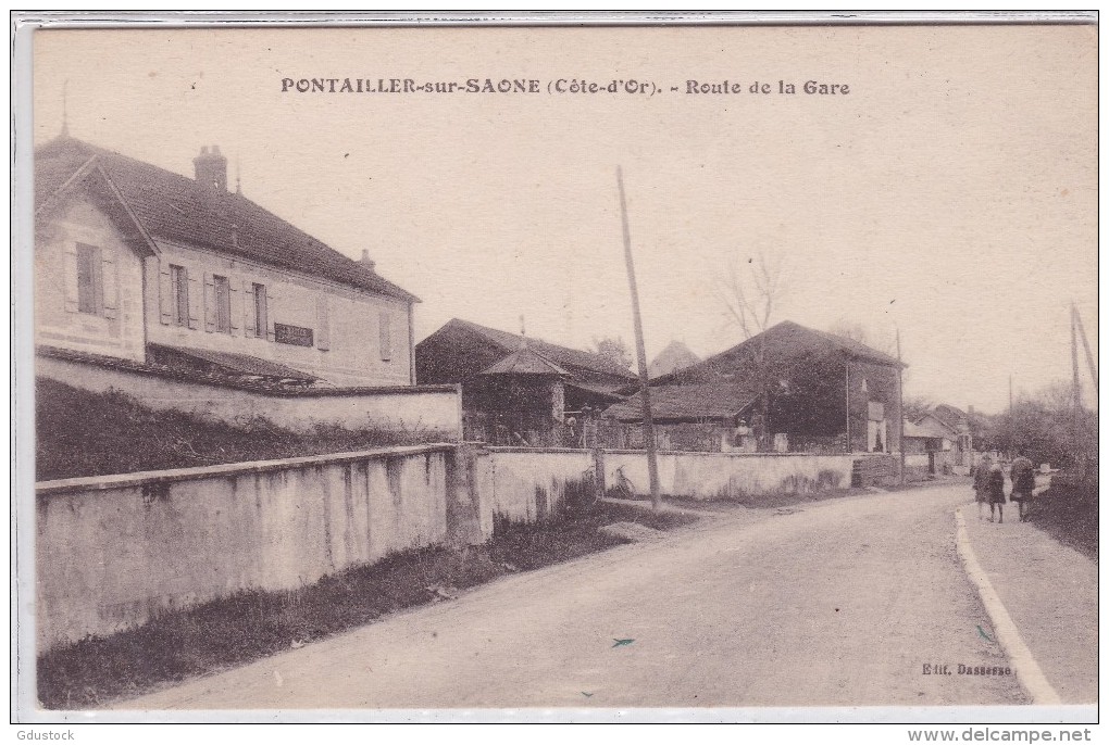 Pontailler-sur-Saône - Route De La Gare - Autres & Non Classés