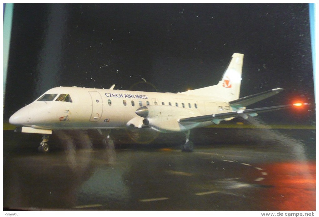 AIRLINES ISSUE / CARTE COMPAGNIE         SAAB 340   CSA   OK CCO - 1946-....: Moderne