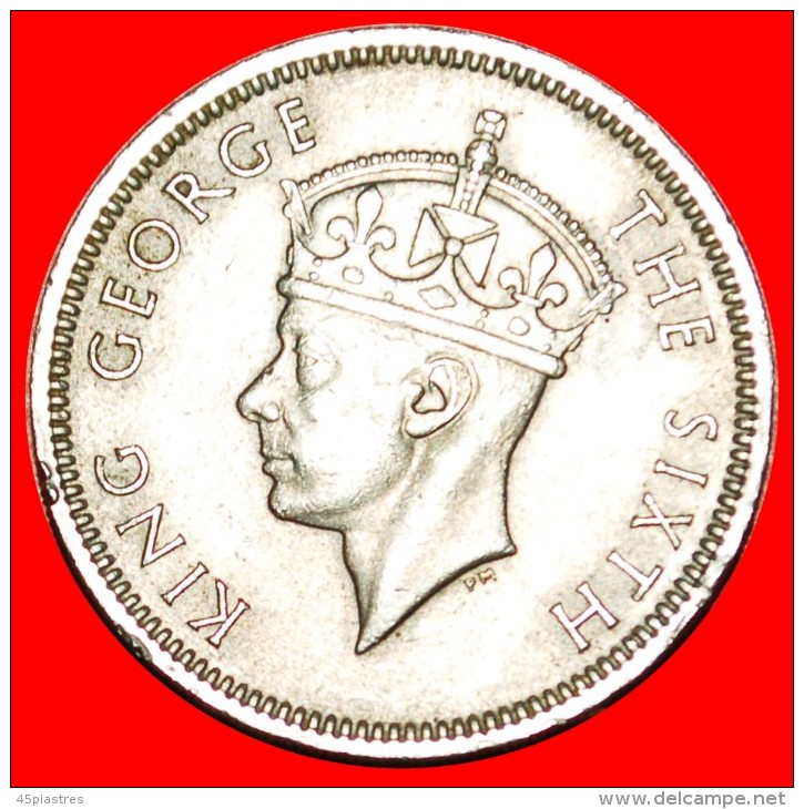 &#9733;WITHOUT EMPEROR: HONG KONG &#9733; 50 CENTS 1951! LOW START &#9733; NO RESERVE! George VI (1937-1952) - Hong Kong