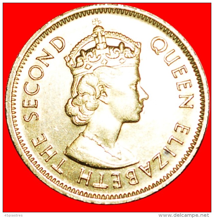 * GREAT BRITAIN (1956-1980): HONG KONG 10 CENTS 1978 ELIZABETH II (1953-2022) UNC! MINT LUSTRE! LOW START ~ NO RESERVE! - Hong Kong