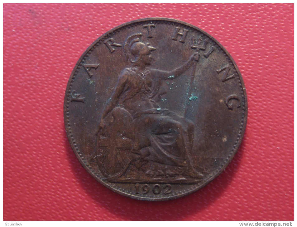 Grande-Bretagne - UK - Farthing 1902 Edward VII 5180 - B. 1 Farthing