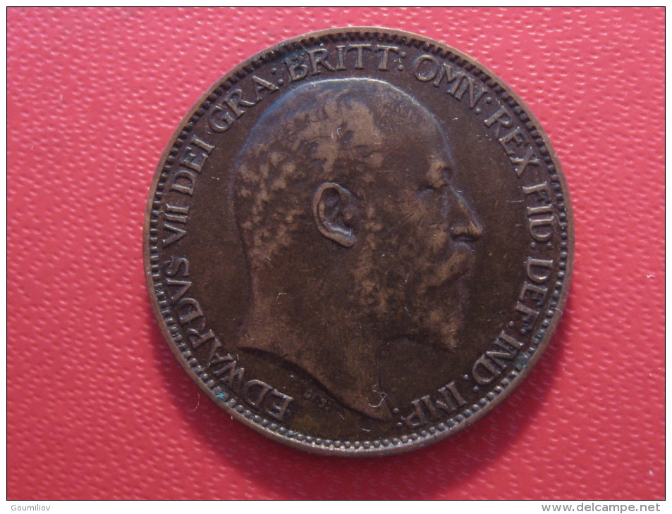 Grande-Bretagne - UK - Farthing 1904 Edward VII 5176 - B. 1 Farthing