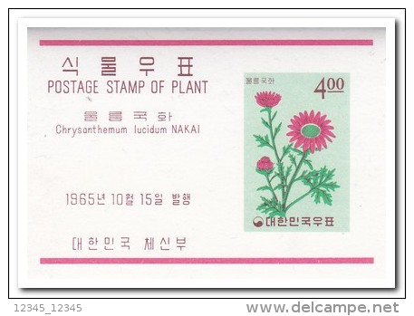 Korea 1965, Postfris MNH, Flowers - Korea (Zuid)