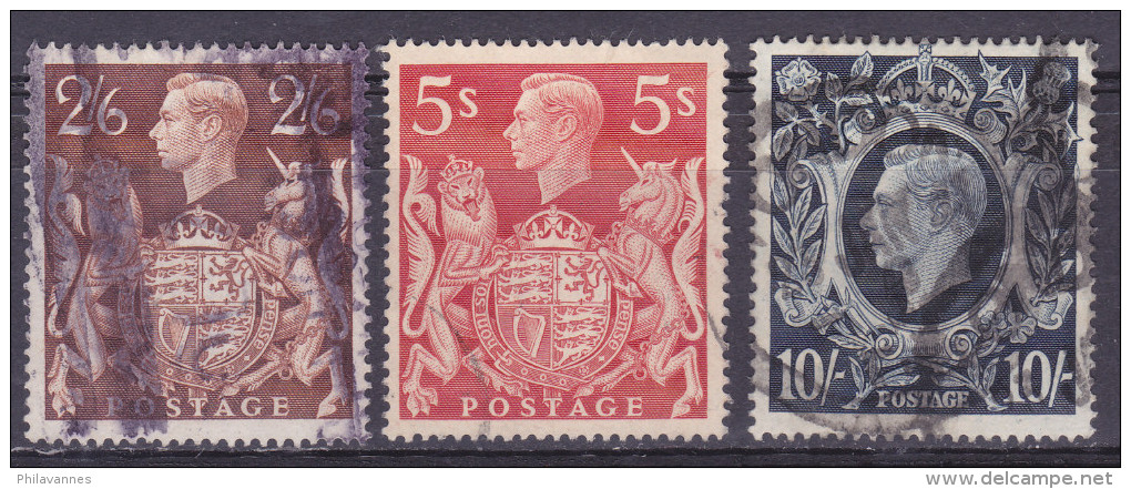 UK, George VI, 224/226° (1523/75) - Unclassified