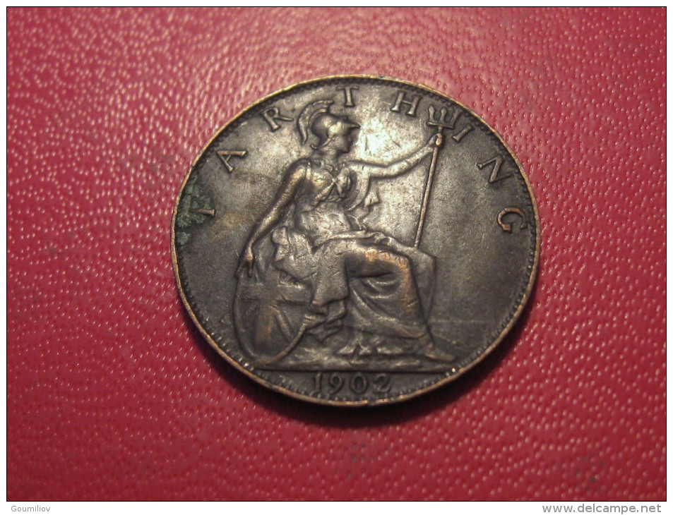 Grande-Bretagne - UK - Farthing 1902 Edward VII 5213 - B. 1 Farthing